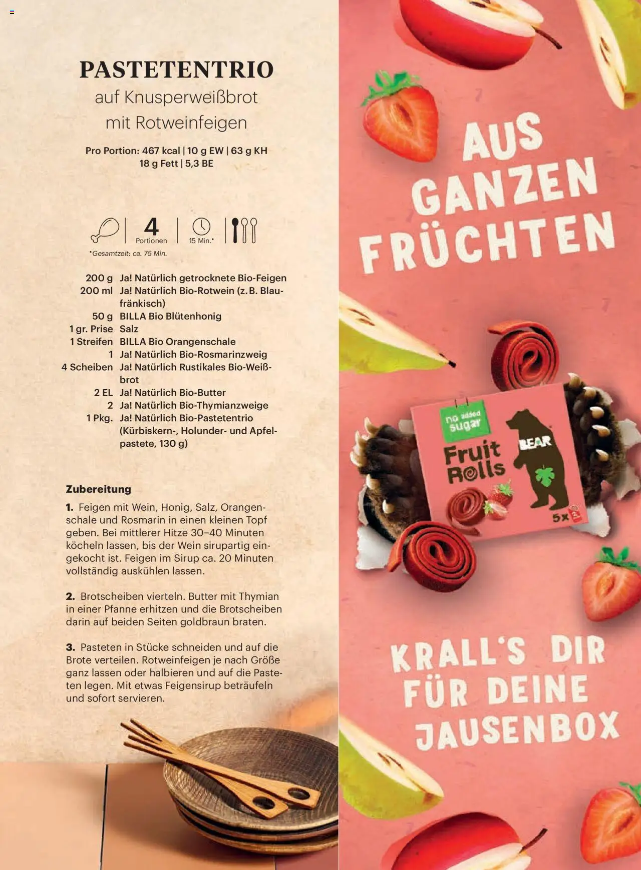 Billa Frisch Gekocht gültig ab 01.09.2025 | Seite: 131 | Produkte: Brot, Wein, Äpfel, Orangen