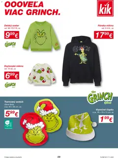 Kik leták platný od 17.11.2025 | Strana: 9