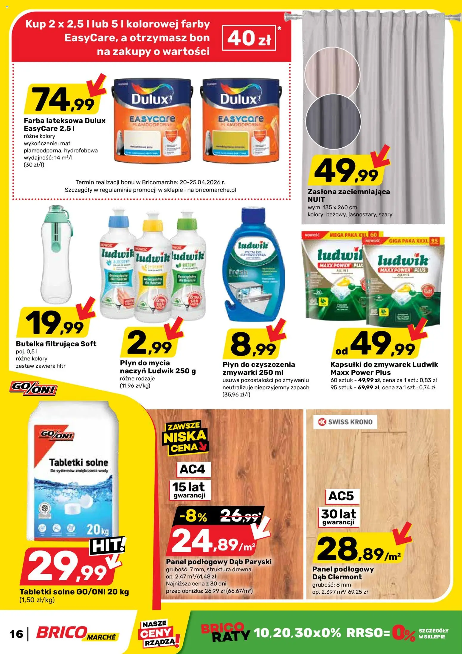 Brico Marché gazetka od 08.04.2026 | Strona: 16 | Produkty: Zapach, Płyn do mycia naczyń