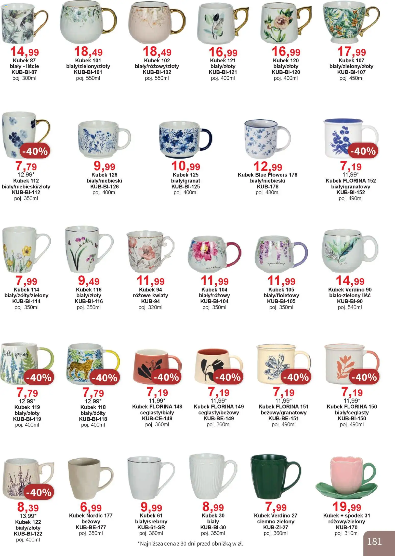 Bodzio Katalog od 01.04.2026 | Strona: 181 | Produkty: Kwiaty