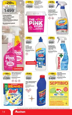 Auchan - Fehér hetek hipermarket ajánlataink - amely érvényes a következő dátumtól: 24.12.2025 | Oldal: 14