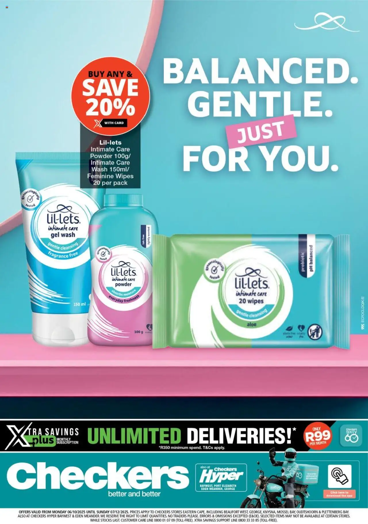 New Checkers catalogue – valid from 06.10.2025 | Page: 1 | Products: Fragrance, Powder