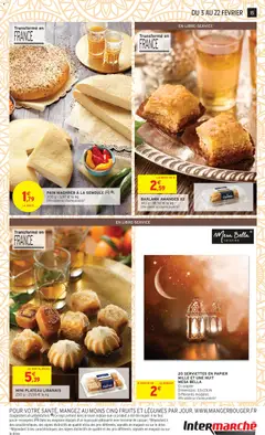 Intermarché - Prévisualisation de Intermarché - Saveurs d'Orient valide à partir de 03.02.2026 | Page: 15 | Produits: Plateau, Semoule, Pain, Amandes