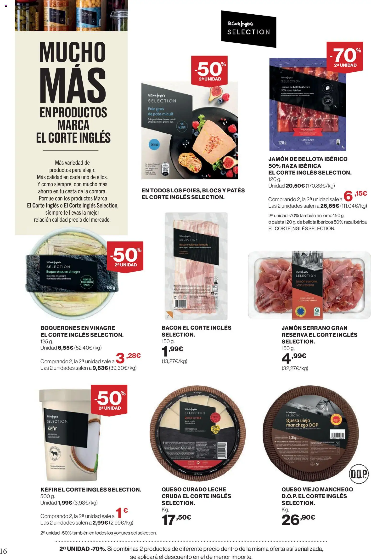 Hipercor - Mucho más para ti │ válido desde el 26.02.2026 | Página: 16 | Productos: Δοχείο φοντί, Leche, Queso, Té