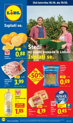 Lidl - Super ponuda - Pregled kataloga iz trgovine Lidl, vrijedi od 16.10.2025