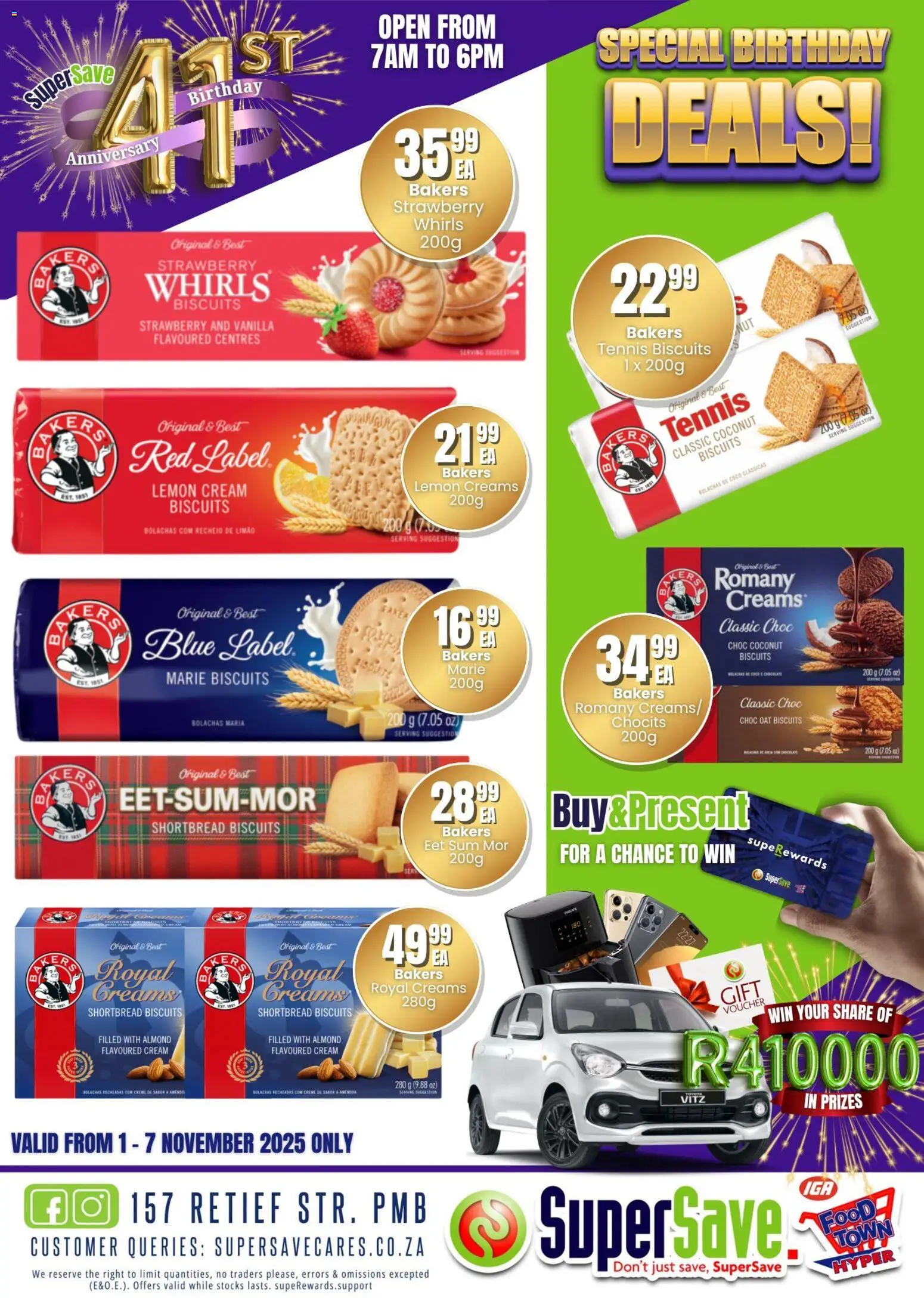 New Super Save catalogue – valid from 31.10.2025 | Page: 53 | Products: Biscuits, Cream, Lemon