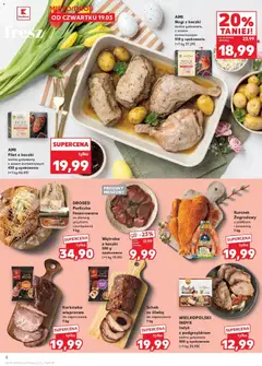 Pogląd oferty "Kaufland gazetka - Wielkanoc" - ważna od 19.03.2026 | Strona: 4 | Produkty: Kurczak, Schab, Żurawina, Perliczka