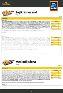 Aldi akciós ujság - amely érvényes a következő dátumtól: 26.08.2024 | Oldal: 12 | Termékek: Vöröshagyma, Reszelt sajt, Sajt, Pogácsa