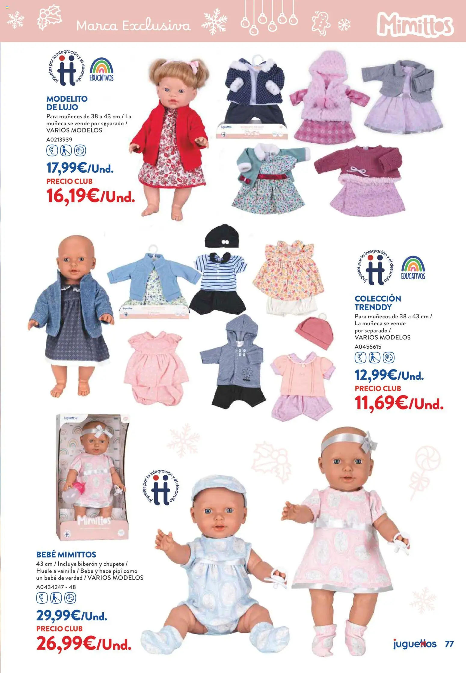 Juguettos catálogo Navidad │ válido desde el 27.10.2025 | Página: 77 | Productos: Muñeca, Juguetes