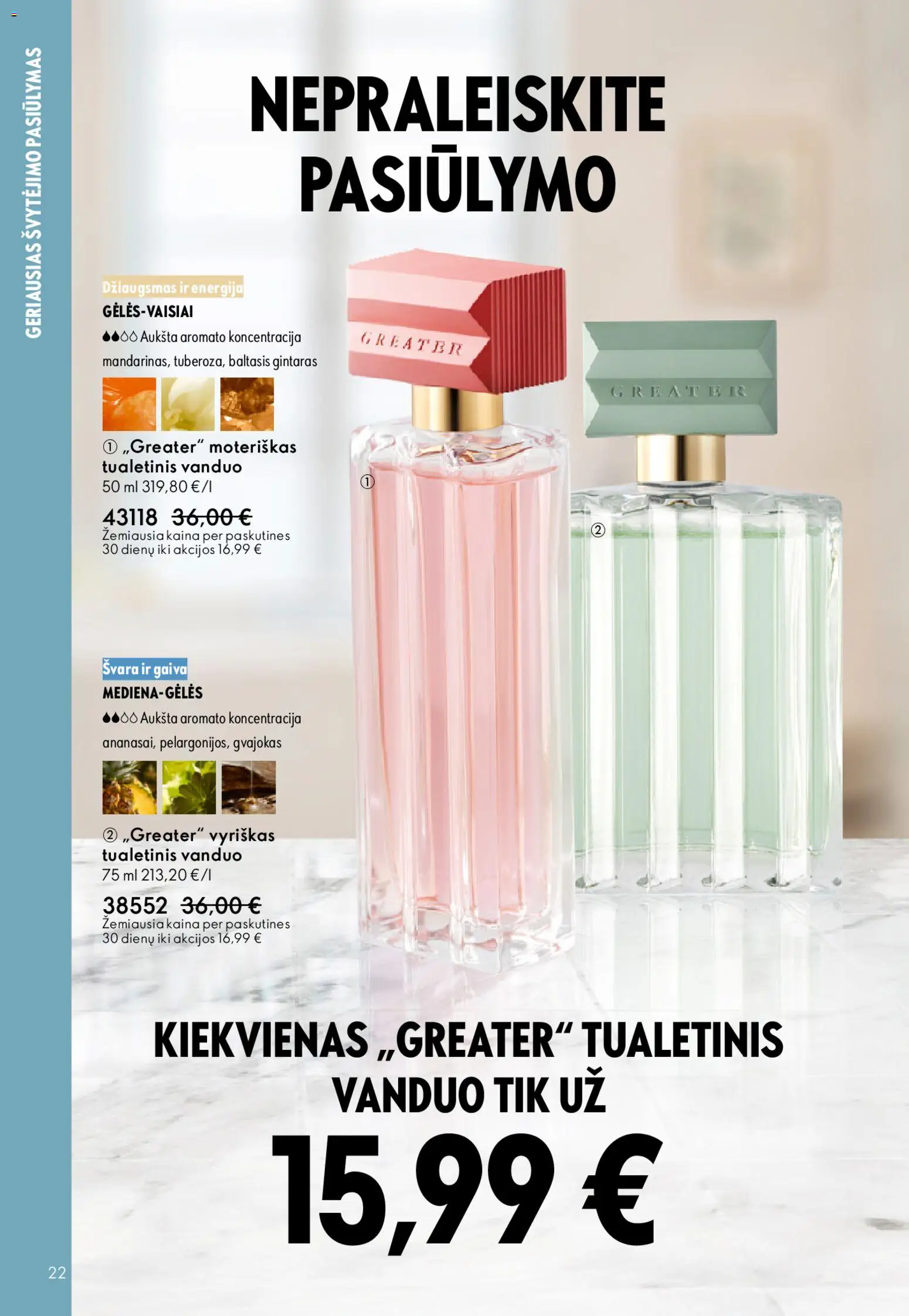 Oriflame akcijos nuo 31.12.2025 | Puslapis: 22 | Prekių: Tualetinis vanduo