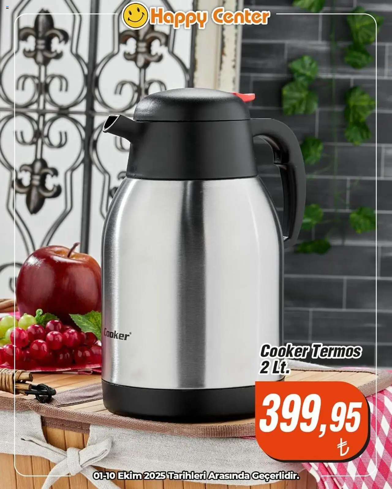 Happy Center İndirim - Cooker Termos - 01.10.2025 tarihinden itibaren geçerlidir | Sayfa: 1 | Ürünler: Termos