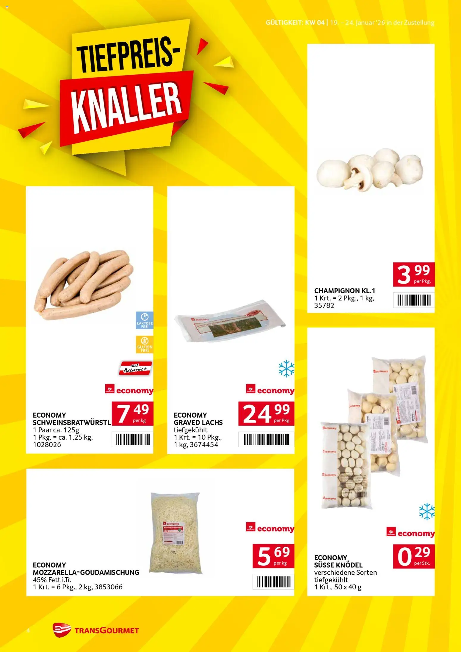 Transgourmet Zustellaktion gültig ab 19.01.2026 | Seite: 4
