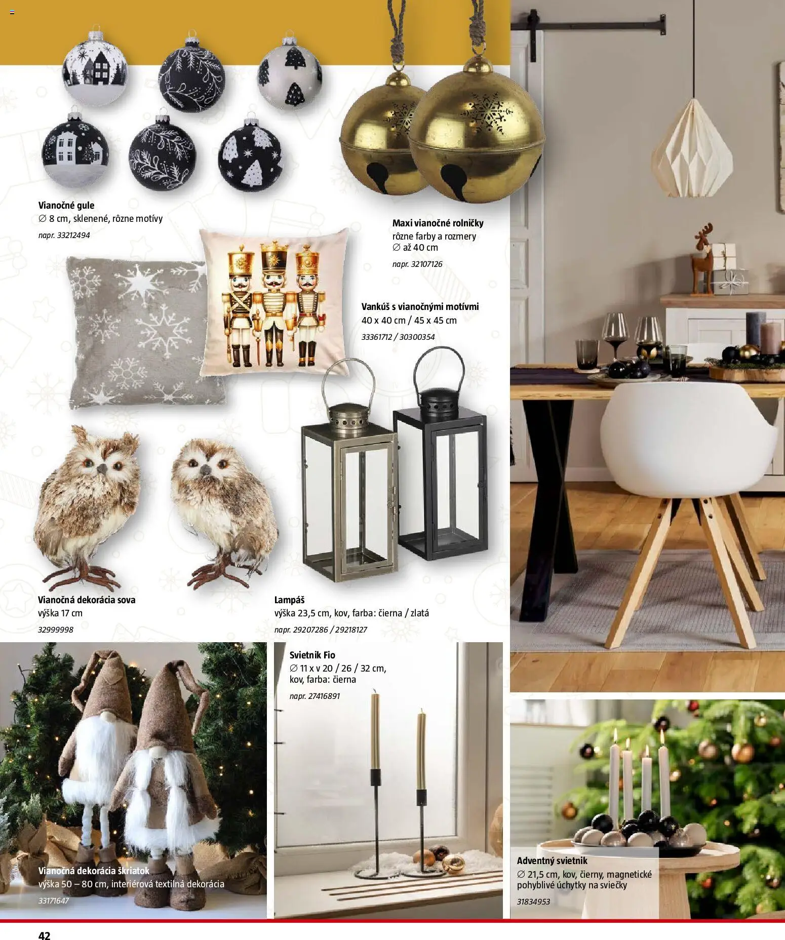 Nové Bauhaus akcie – leták je platný od 21.11.2025 | Strana: 42 | Produkty: Vankúš, Úchytky, Svietnik