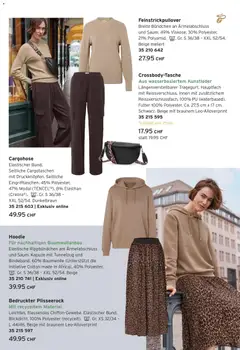 Tchibo Aktionen ab 27.01.2026 gültig | Seite: 13 | Produkte: Hoodie, Cargohose, Plisseerock