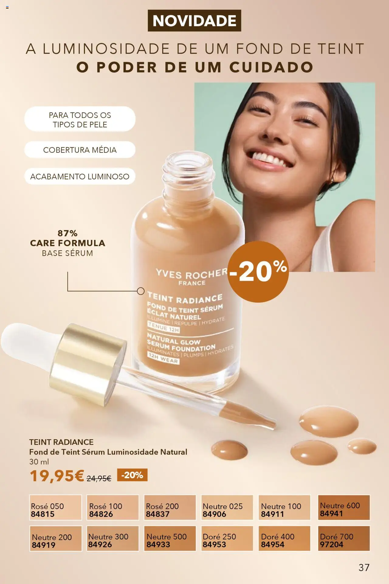 Yves Rocher catálogo 13 │ válido de 17.10.2025 | Página: 37 | Produtos: Base, Sérum