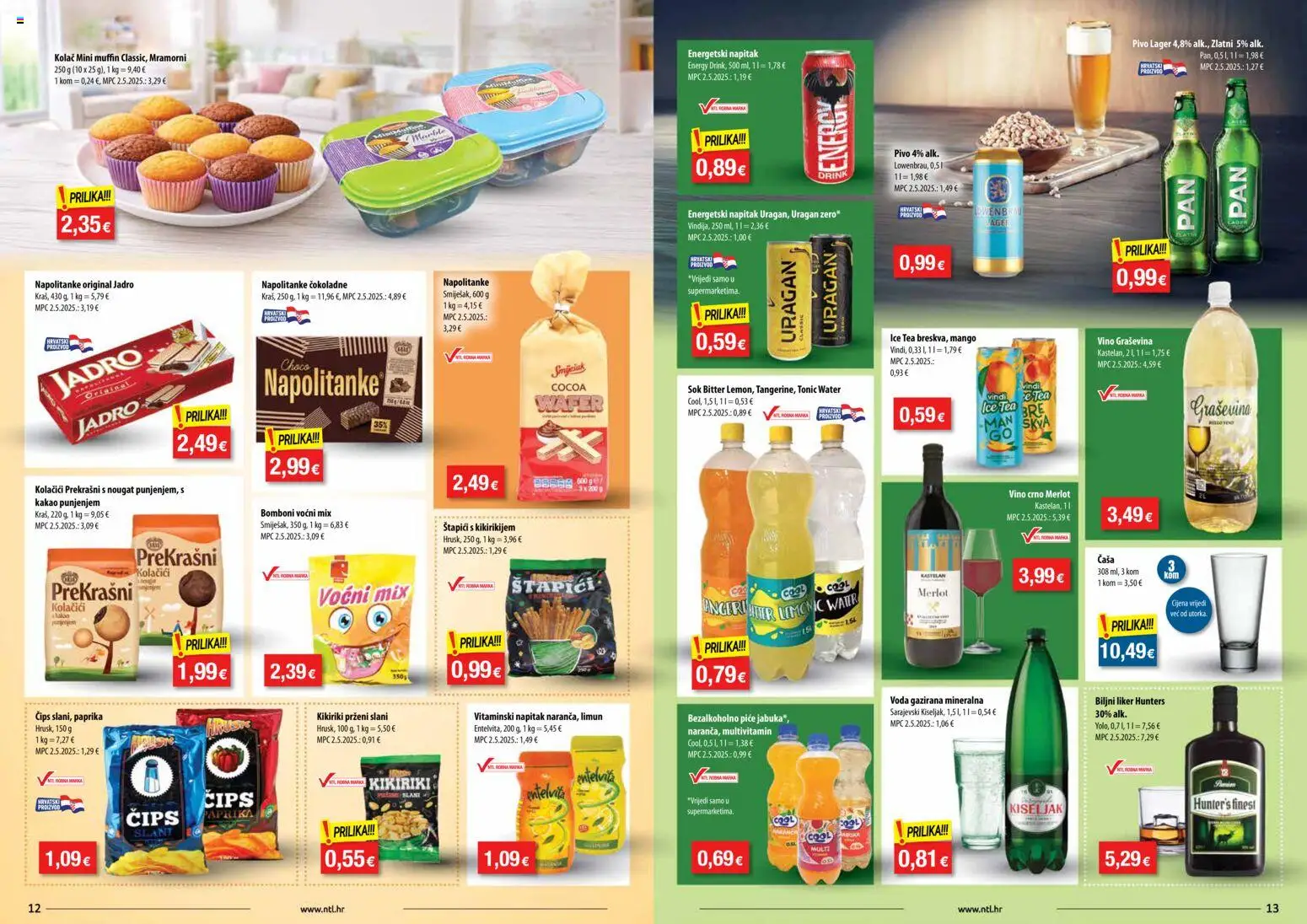 NTL katalog | vrijedi od 07.01.2026 | Stranica: 7 | Proizvodi: Paprika, Kolačići, Štapići, Kakao