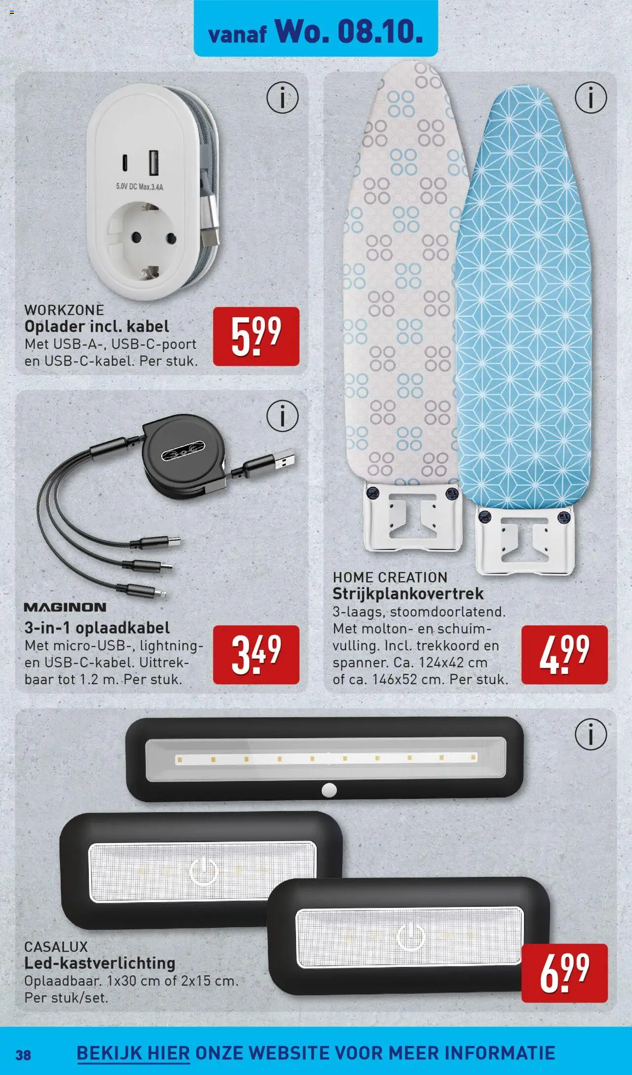 {H1} | Pagina: 38 | Producten: Oplader, Kabel