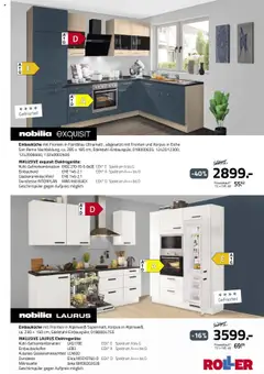 Roller Küchenmagazin ab 31.03.2025 gültig | Seite: 21 | Produkte: Mikrowelle, Geschirrspüler, Einbauküche, Kühlgefrierkombination