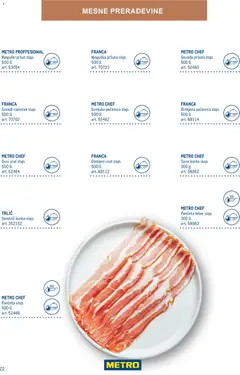 Metro Smart Chef - pregled Metro kataloga - važi od 28.11.2025 | Strana: 22 | Proizvode: Pršut, Njeguški pršut, Dimljeni vrat, Pečenica