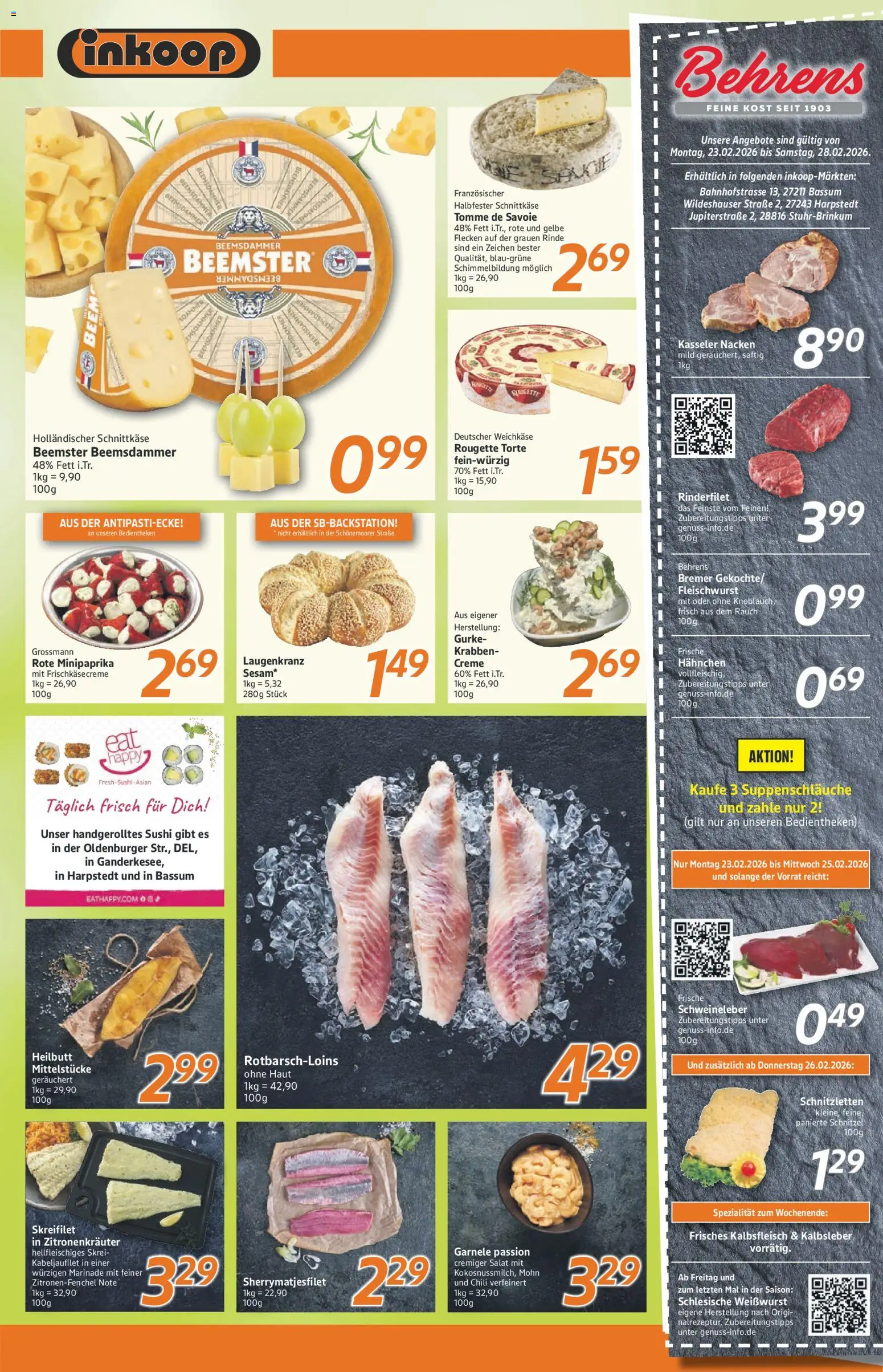 Inkoop Prospekt 	 – gültig ab 23.02.2026 | Seite: 4 | Produkte: Schnitzel, Creme, Kalbsleber, Chili