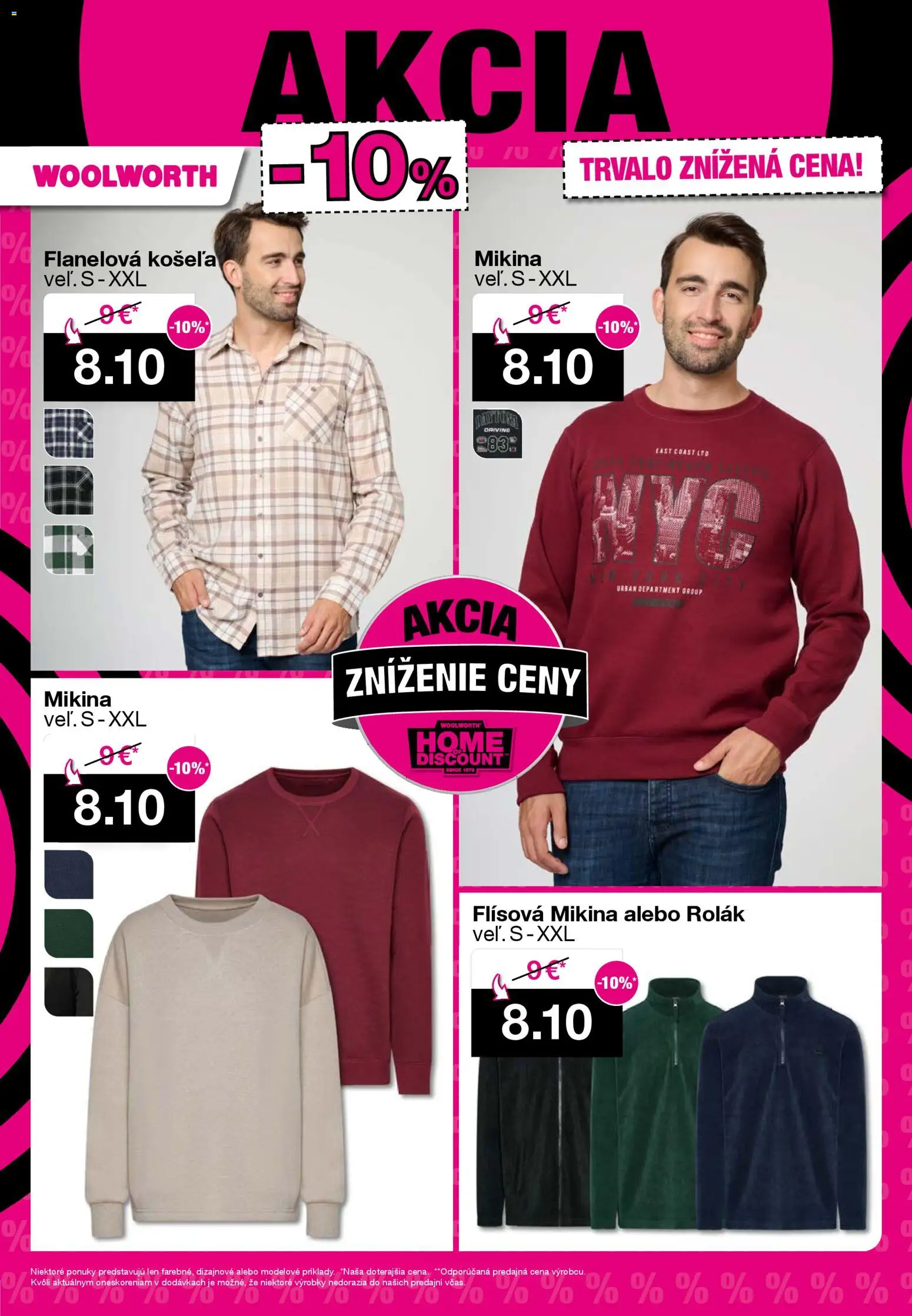 Nové Woolworth akcie – leták je platný od 14.11.2025 | Strana: 36 | Produkty: Košeľa, Mikina