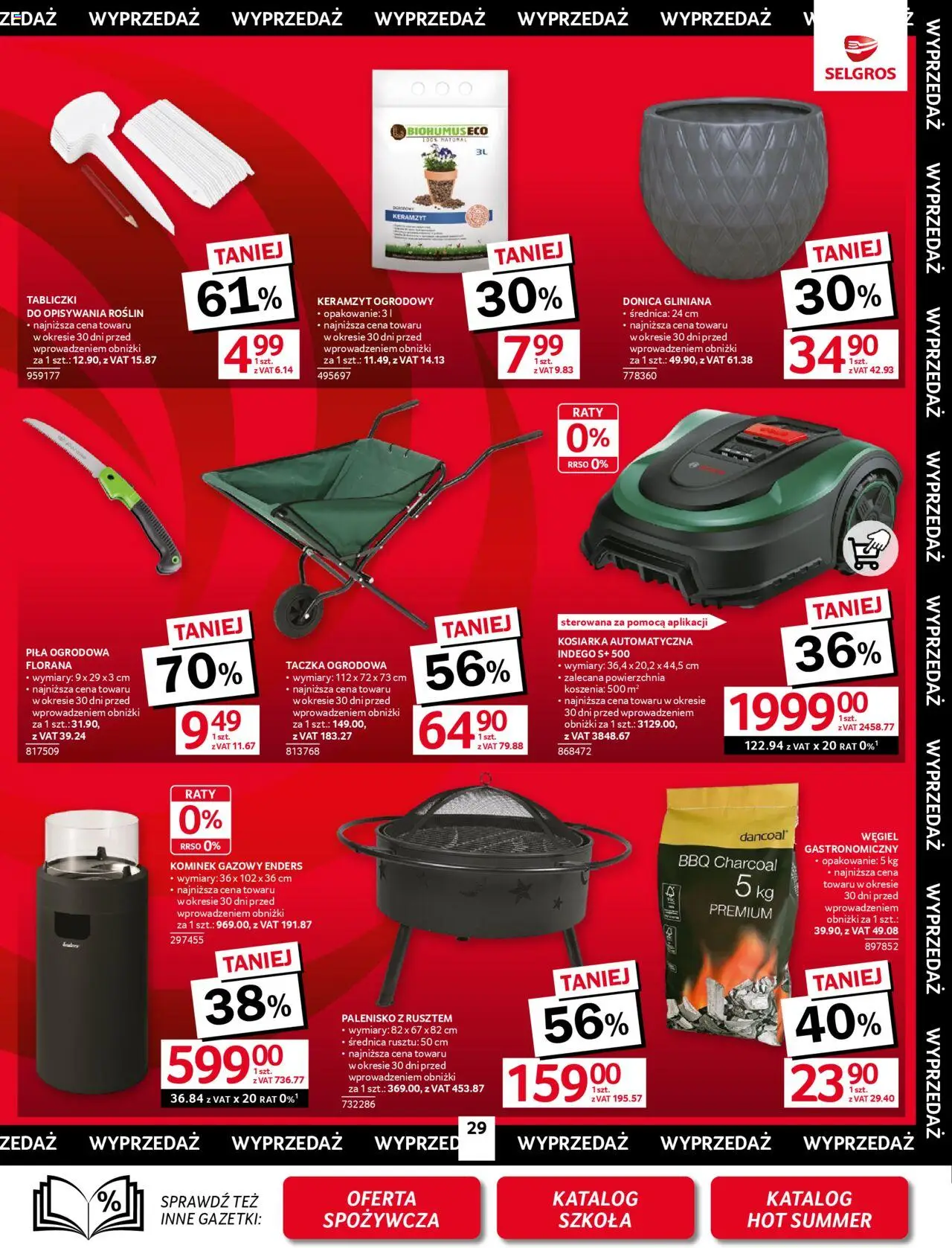 Selgros cash&carry Gazetka - Oferta przemysłowa od 14.08.2025 | Strona: 31 | Produkty: Kosiarka