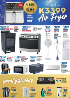 OK Furniture specials catalogue – valid from 20.10.2025 | Page: 3 | Products: Kettle, Microwave, Blender, Water