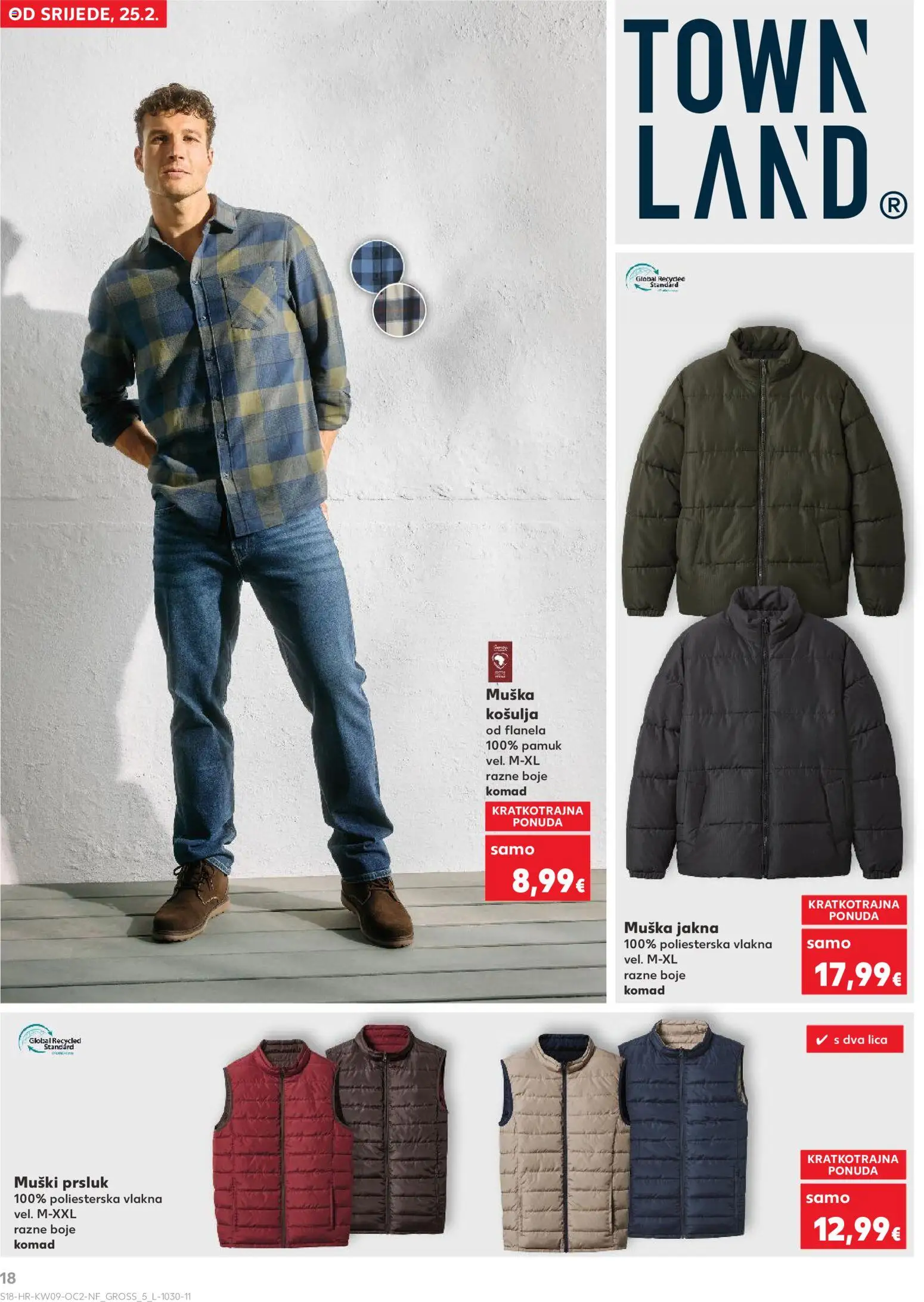 Kaufland katalog | vrijedi od 25.02.2026 | Stranica: 18 | Proizvodi: Košulja, Prsluk, Jakna
