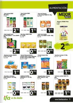 Family Cash folleto │ válido desde el 07.07.2025 | Página: 9 | Productos: Arroz, Pescado, Té, Οθόνη προβολής