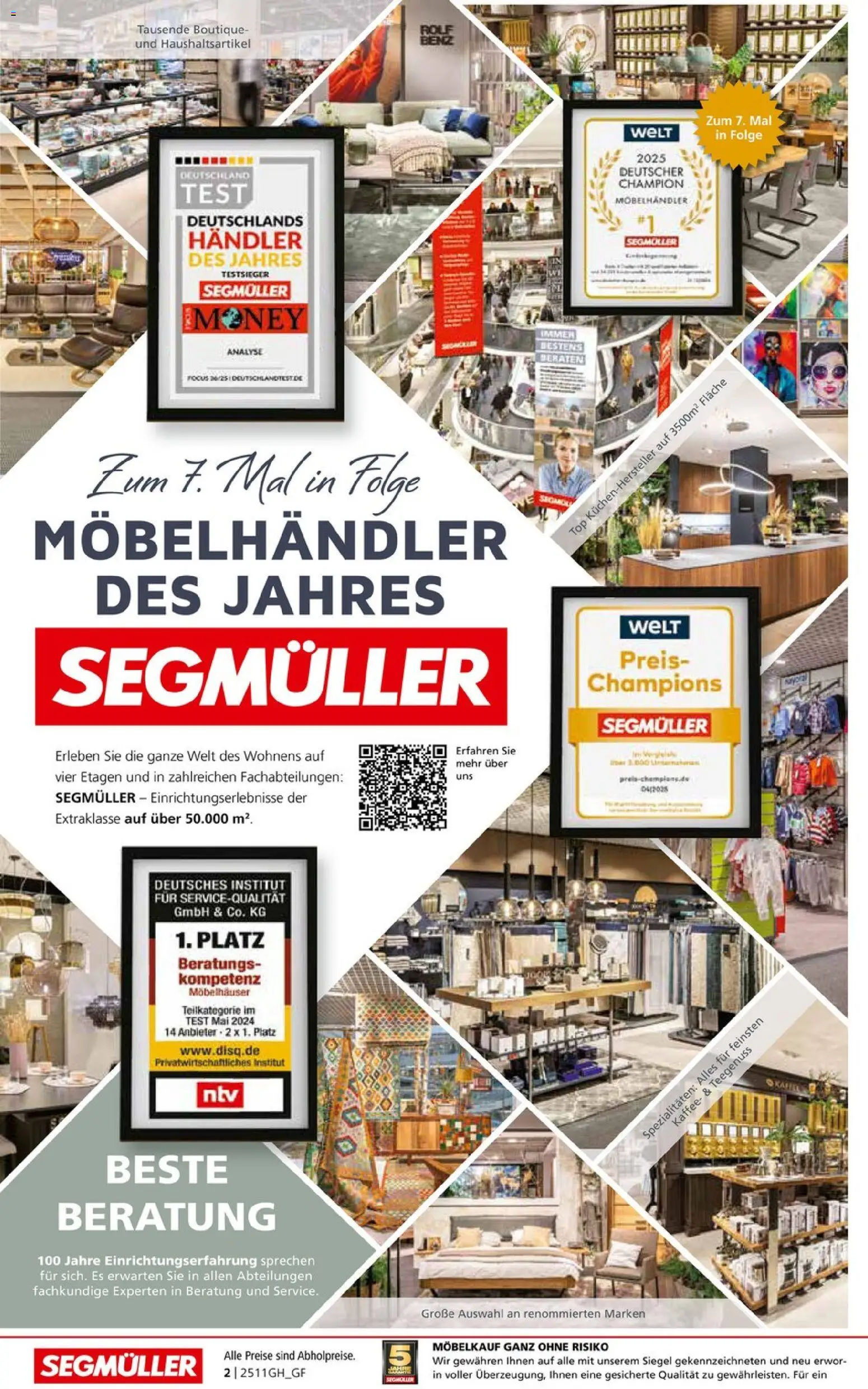 Segmüller Prospekt 	 – gültig ab 01.11.2025 | Seite: 2 | Produkte: Top, Kaffee