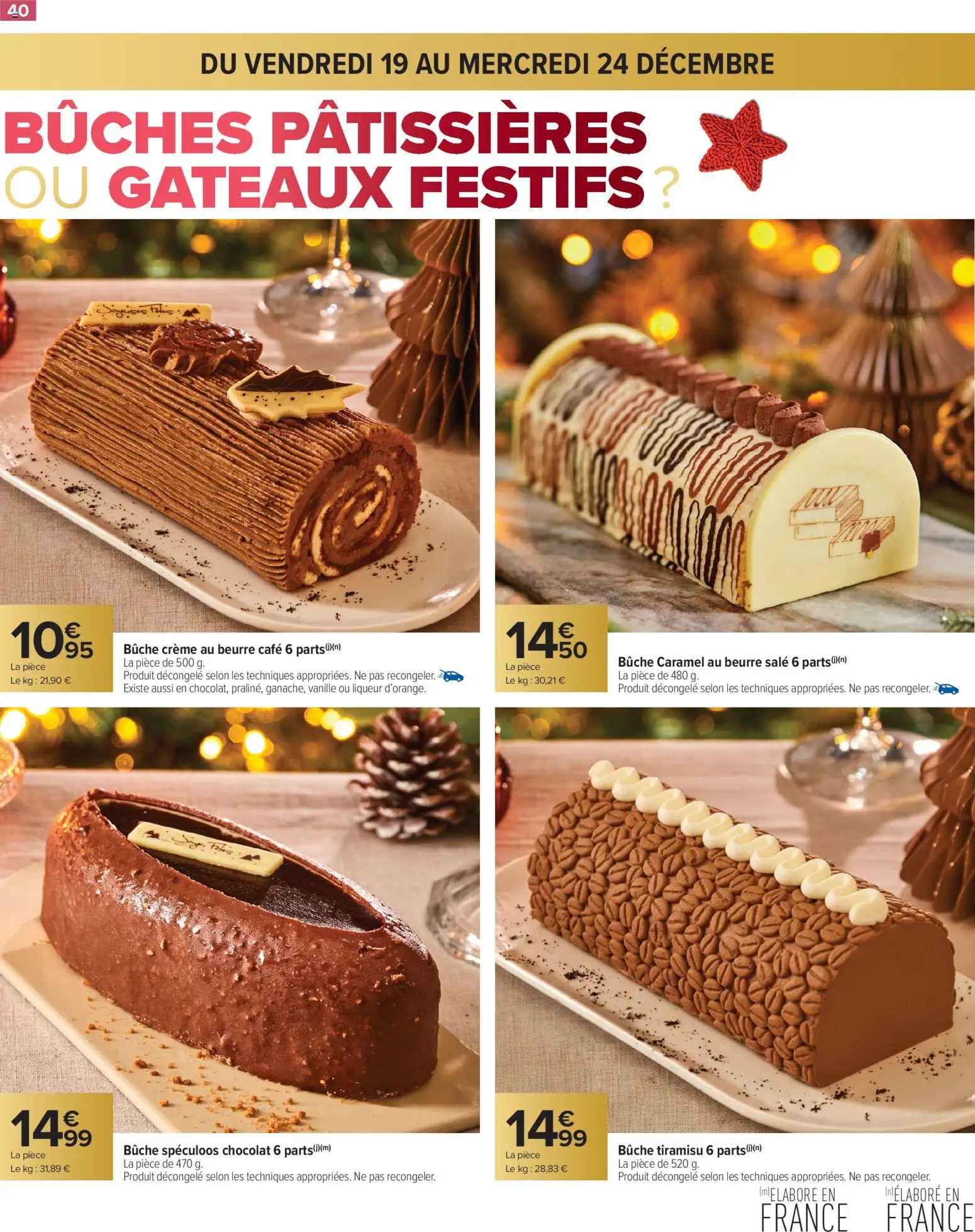 {H1} | Page: 40 | Produits: Liqueur, Beurre, Café, Crème