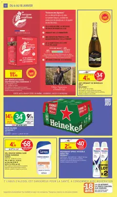 Intermarché - Prévisualisation de GEL DOUCHE DERMA CARE CRÈME SURGRAS SANEX, 425 ml - 9,86 € le litre. Par 2 (85 cl) : 5,53 € au lieu de 8,38 €. 6,51 € le litre au lot. Offre valable sur d'autres variétés de la gamme, répondant à des caractéristiques et des prix différents, signalés en magasin ou sur le drive. valide à partir de 06.01.2026 | Page: 10