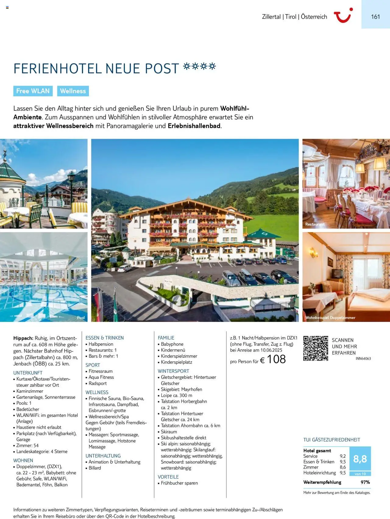 TUI Prospekt 	 – gültig ab 01.11.2024 | Seite: 161 | Produkte: Rum, Babybett, Ski, Snowboard