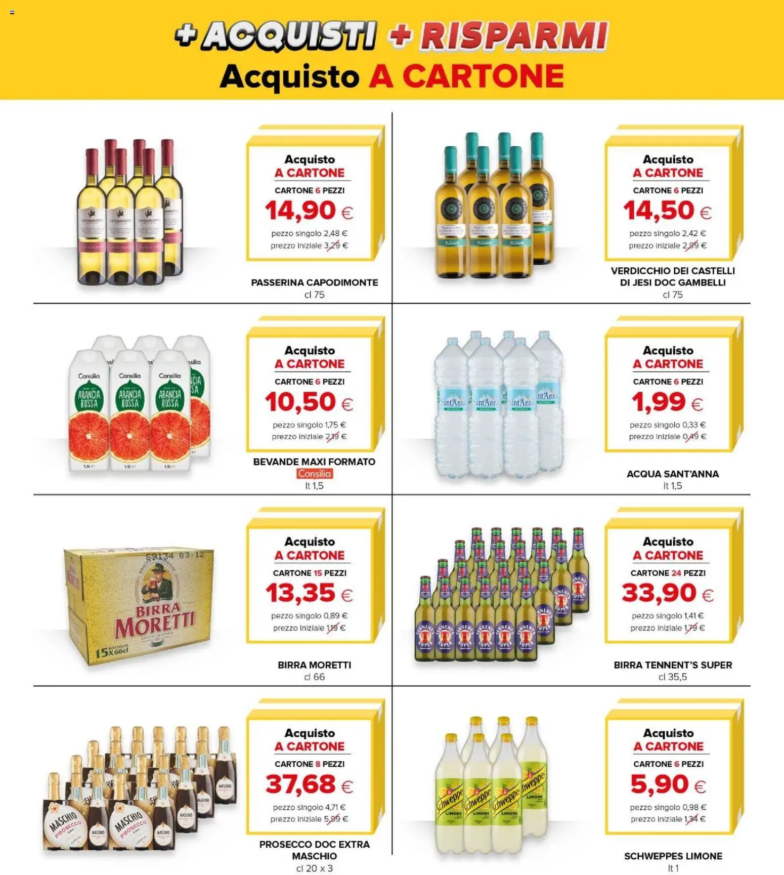 Volantino Oasi del 23.04.2026 | Pagina: 28 | Prodotti: Birra, Acqua, Birra Moretti, Arancia
