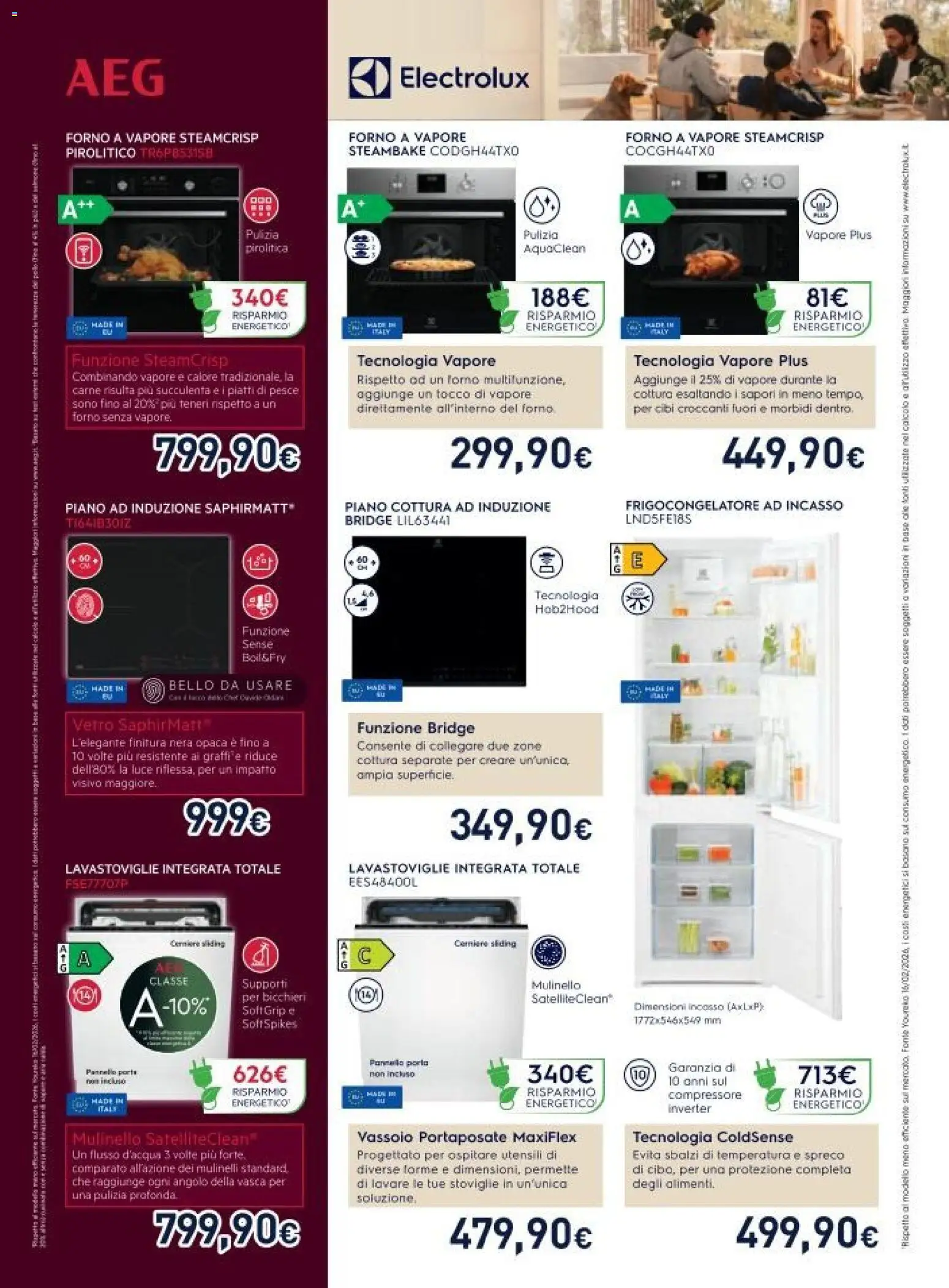 Volantino Unieuro del 20.03.2026 | Pagina: 48 | Prodotti: Pesce, Lavastoviglie, Vassoio, Portaposate