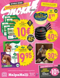 Halpa Halli-mainoslehti voimassa 25.02.2026 alkaen