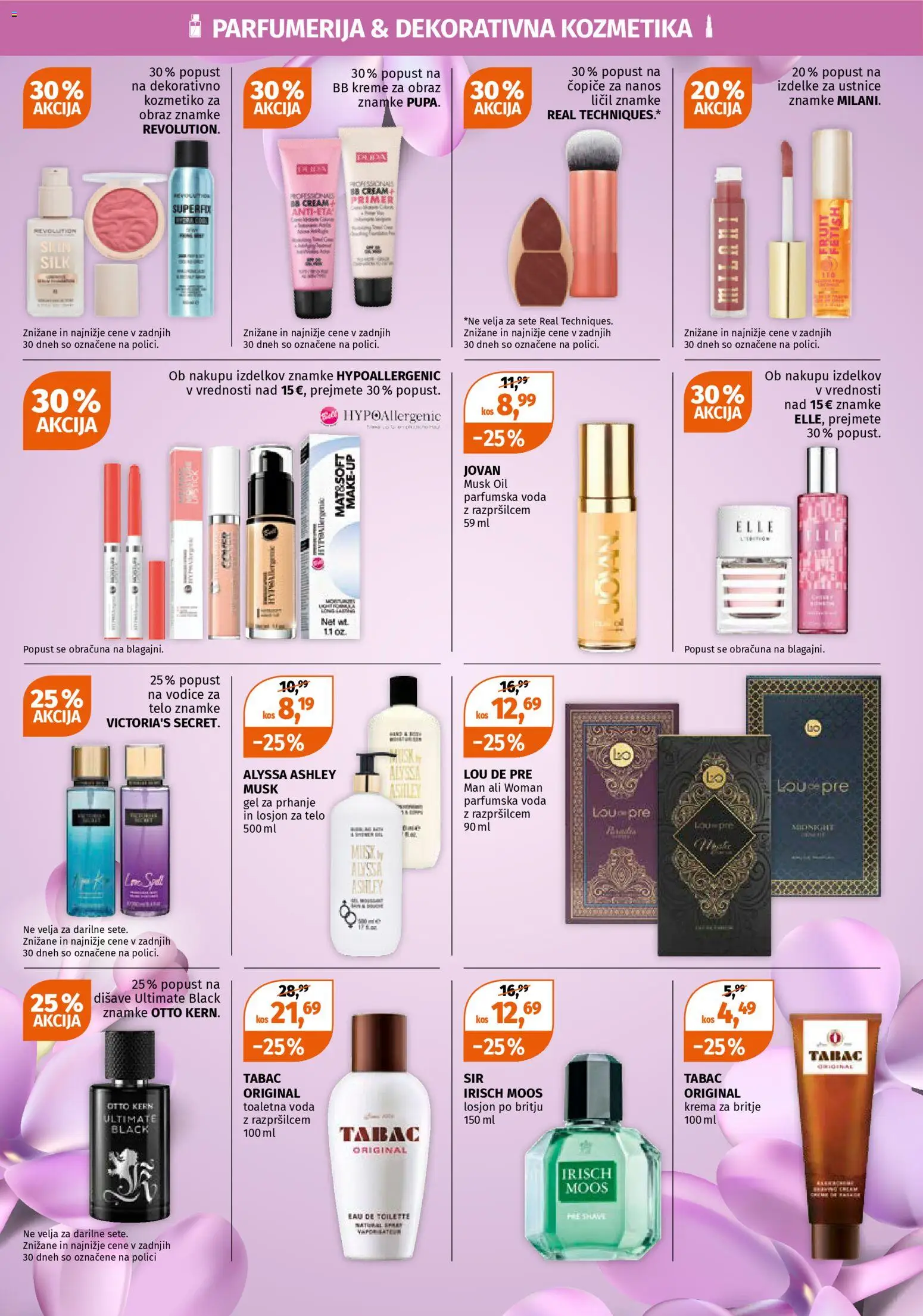 Novi Müller katalog ponudbe – veljaven od 05.01.2026 | Stran: 18 | Izdelki: Gel za prhanje, Krema za britje, Dekorativna kozmetika, Kos