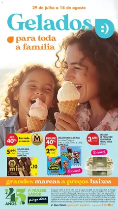 Pré-visualização Pingo Doce - Folheto Especial Gelados válido de 29.07.2025