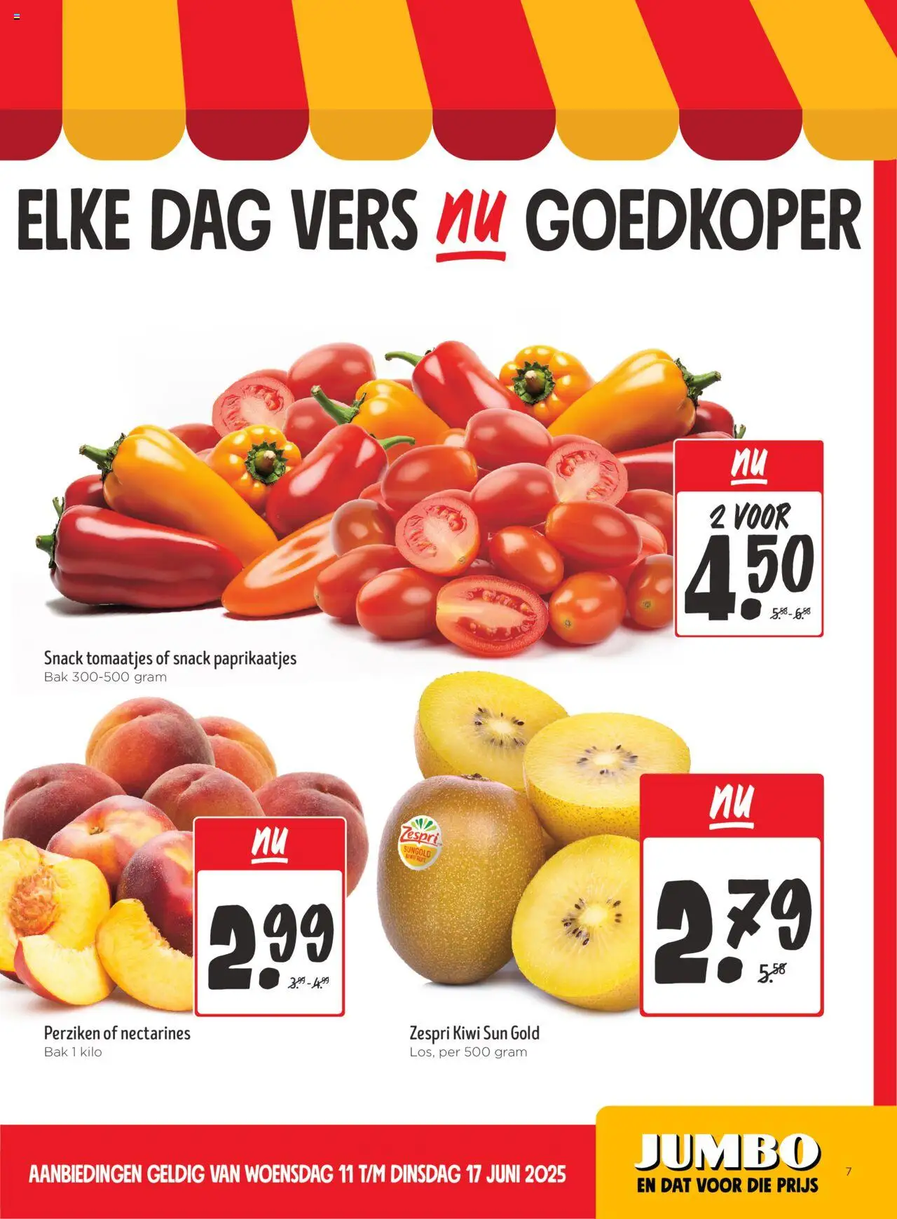  | Pagina: 7 | Producten: Nectarines, Kiwi, Perziken