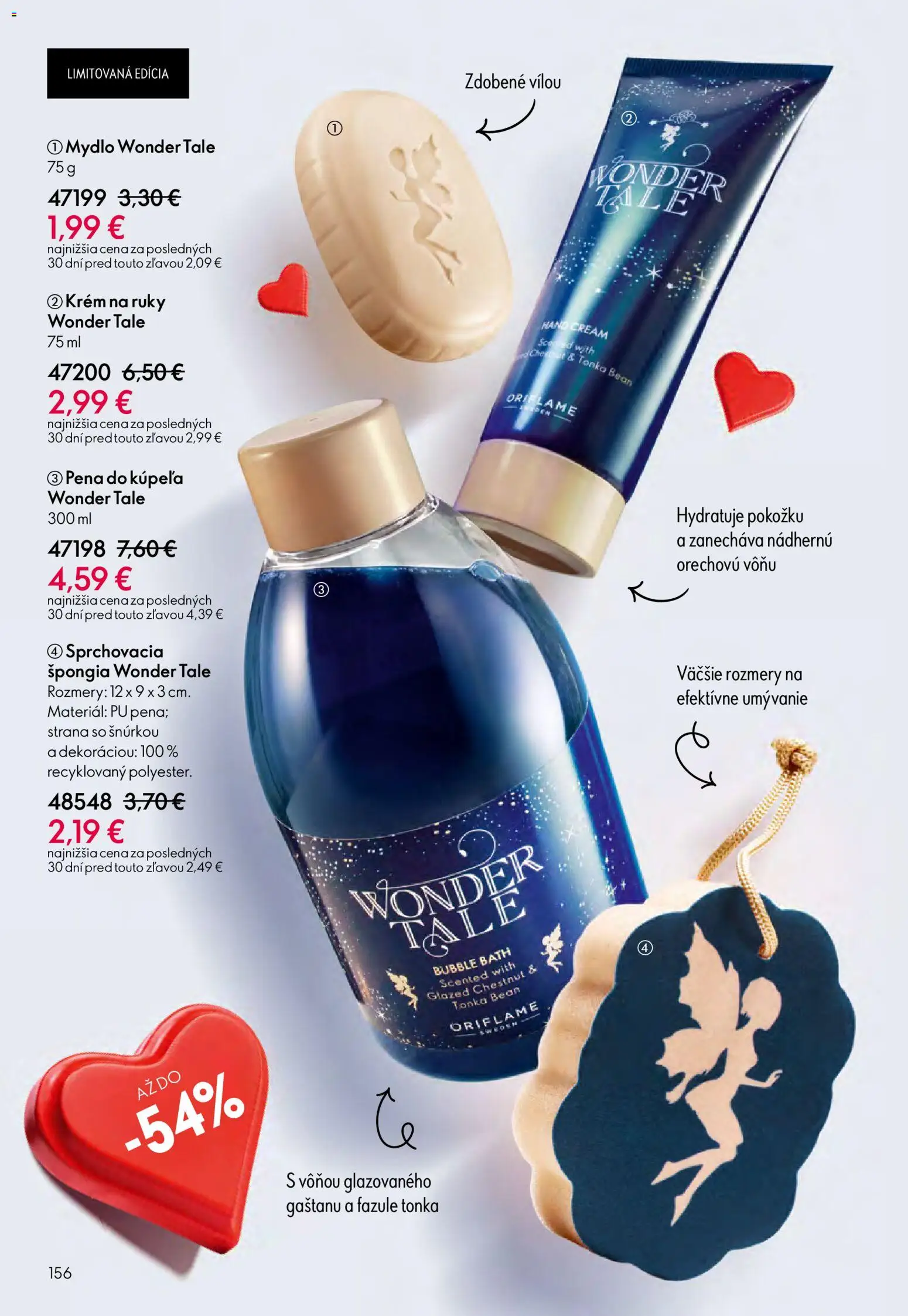 Nové Oriflame akcie – leták je platný od 21.01.2026 | Strana: 156 | Produkty: Krém na ruky, Mydlo, Pena do kúpeľa, Krém