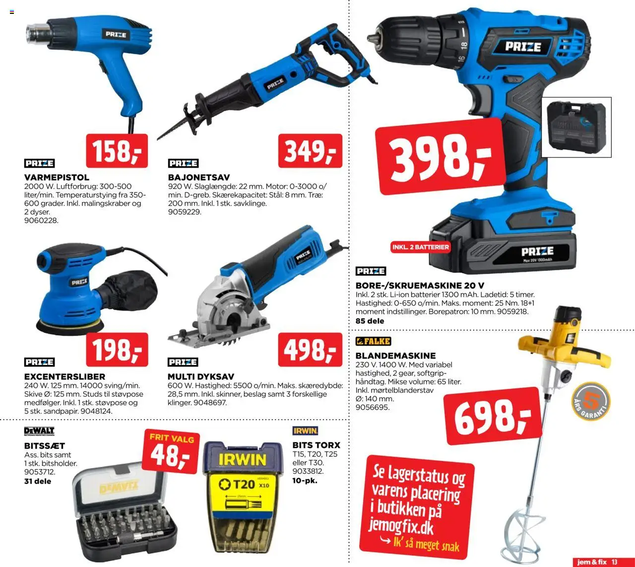 Jem & fix tilbudsavis – gyldig fra 21.09.2025 | Side: 13 | Produkter: Batterier