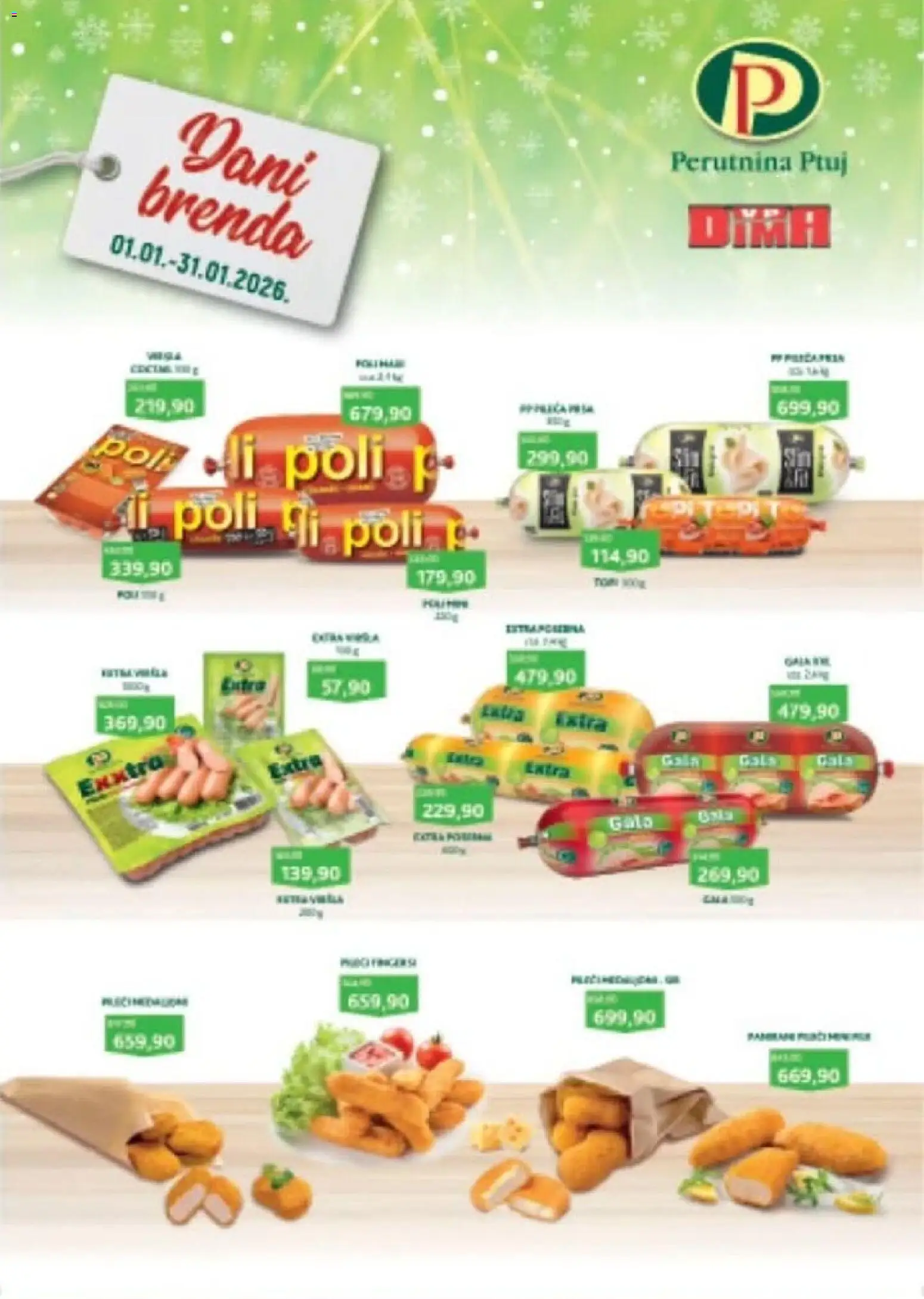 VP Dima katalog - važi od 15.01.2026 | Strana: 5 | Proizvode: Perutnina Ptuj