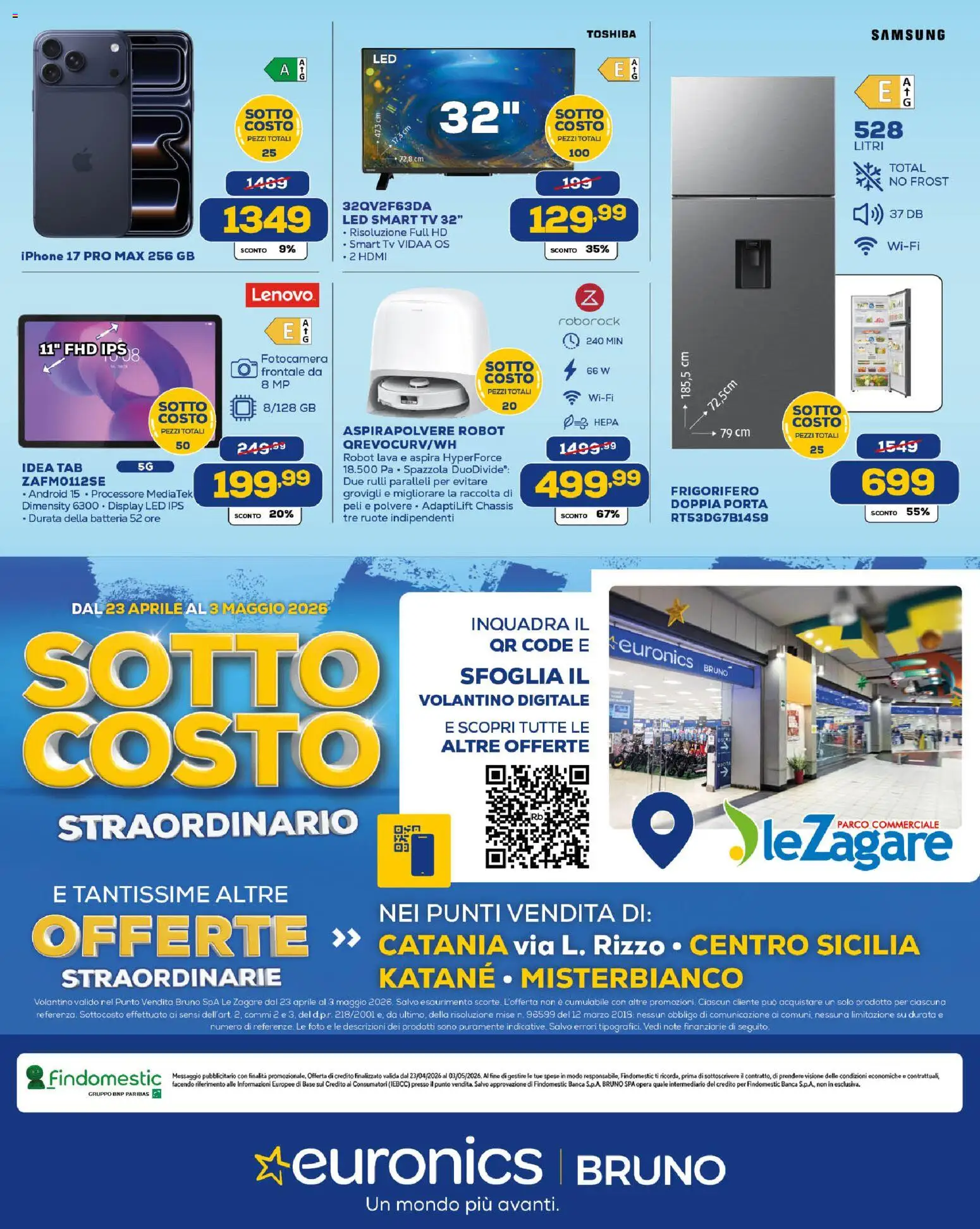 Volantino Euronics del 23.04.2026 | Pagina: 8 | Prodotti: Iphone, Aspirapolvere, Robot, Samsung