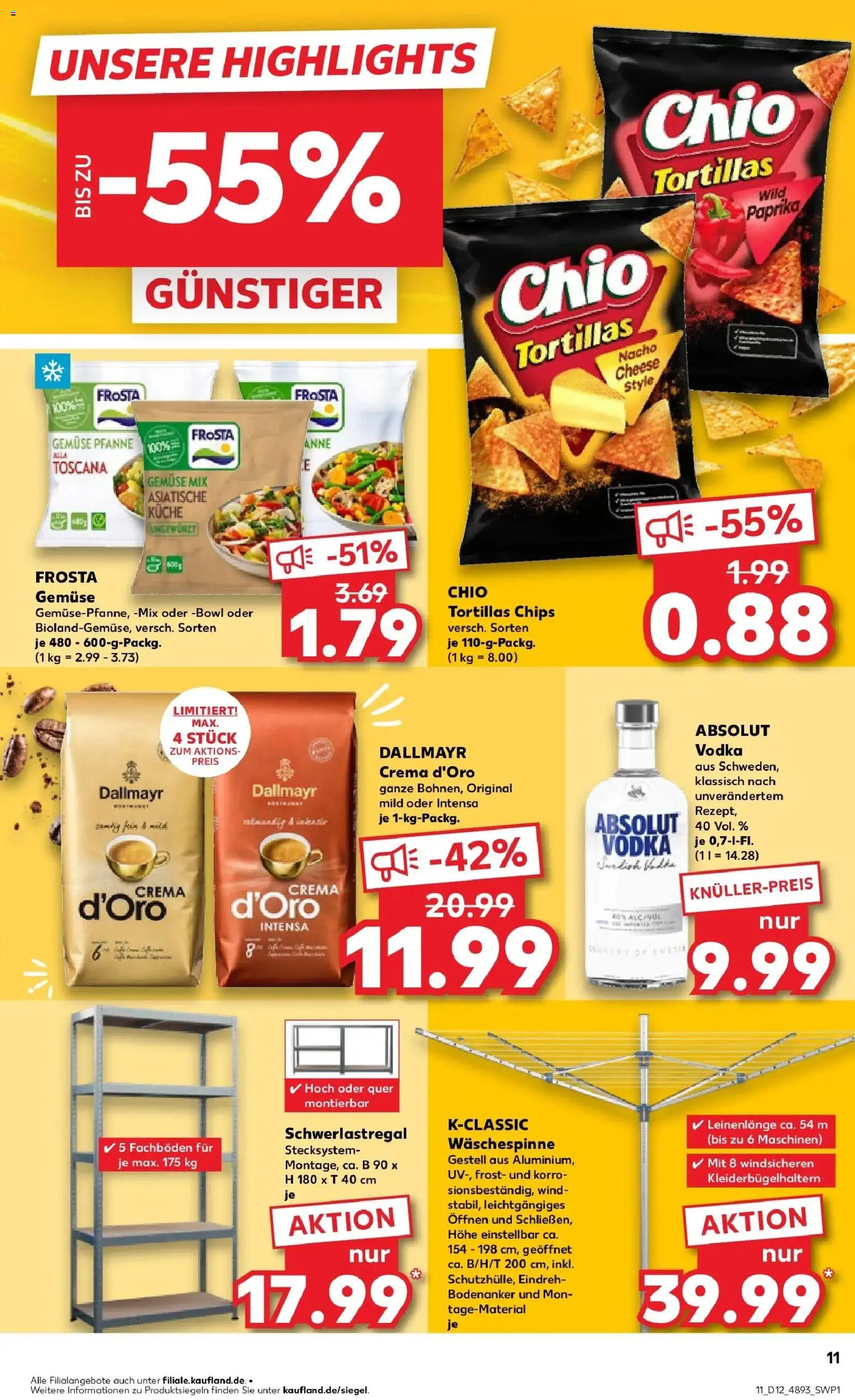 Kaufland Prospekt Finsterwalde	 – gültig ab 19.03.2026 | Seite: 11 | Produkte: Dallmayr, Paprika, Chio tortillas, Chips