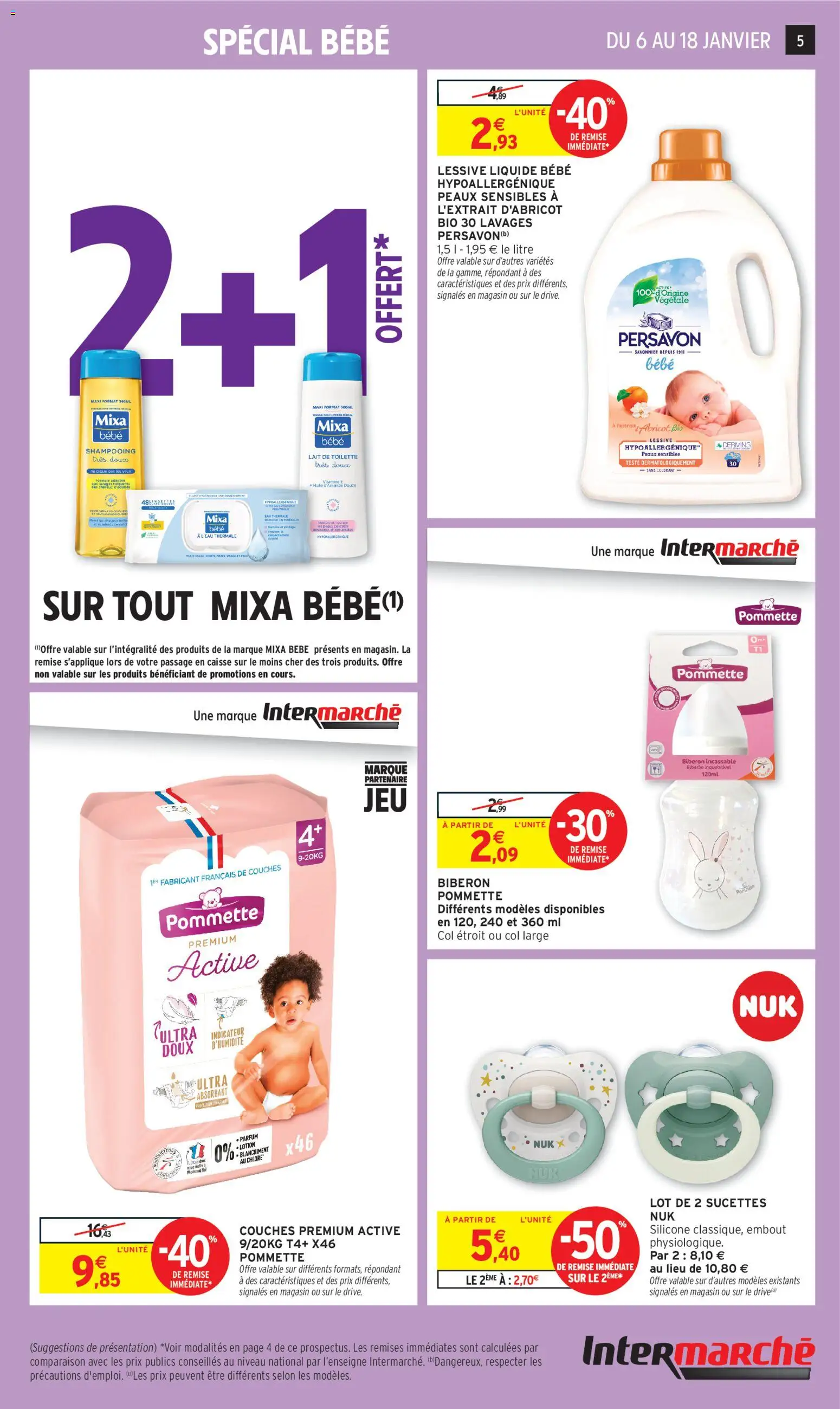 {H1} | Page: 5 | Produits: Couches, Détergent, Lessive, Lait
