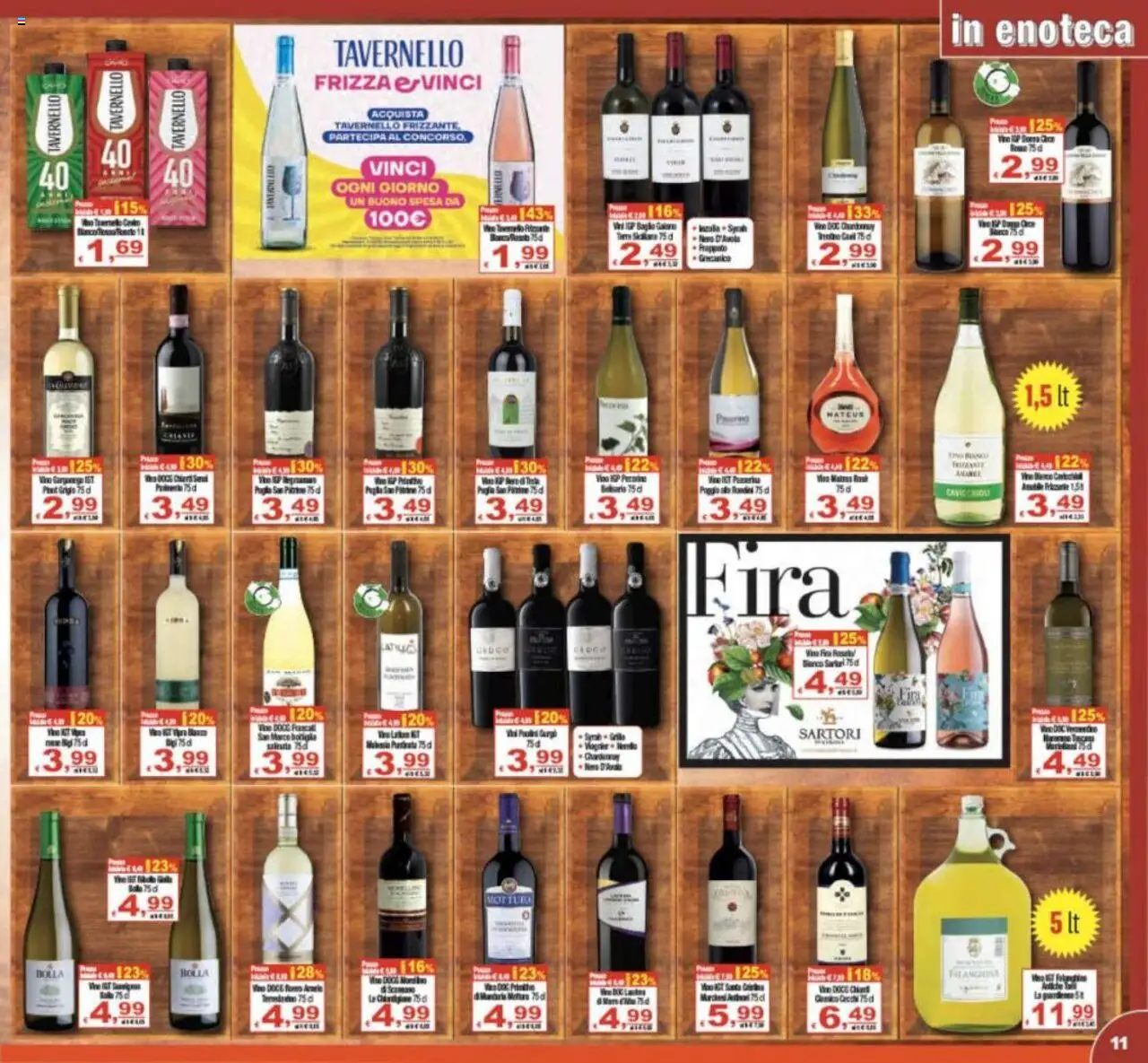 Volantino CTS del 19.08.2025 | Pagina: 11 | Prodotti: Enoteca