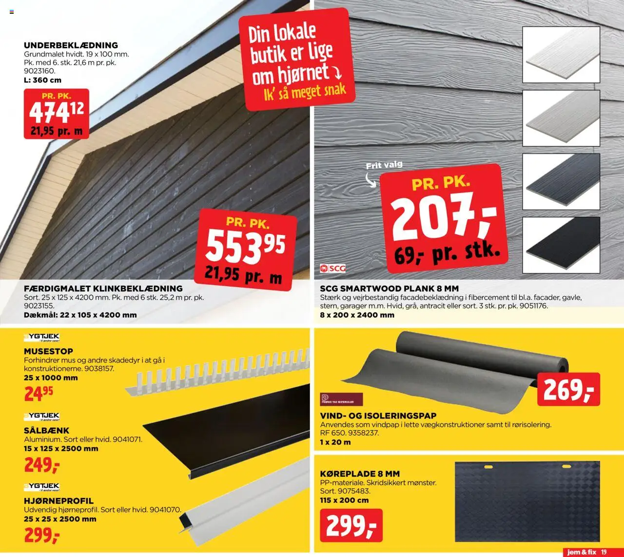 Jem & fix tilbudsavis – gyldig fra 12.10.2025 | Side: 19 | Produkter: Mus, Søm