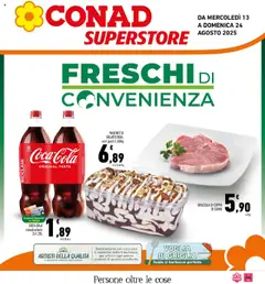 Anteprima del volantino Conad Superstore Sicilia catalogo valido a partire dal 13.08.2025