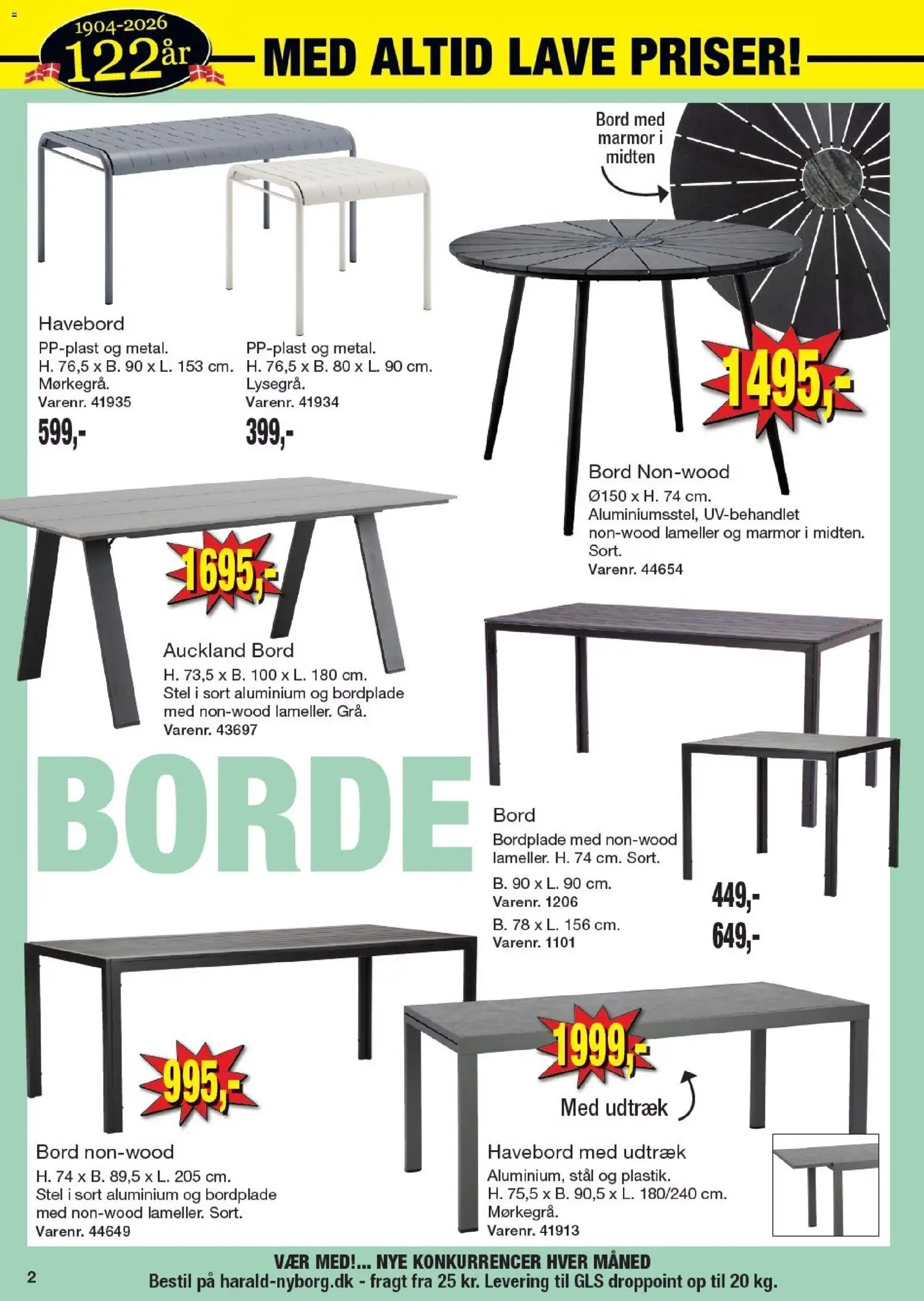 Harald Nyborg tilbudsavis – gyldig fra 23.04.2026 | Side: 76 | Produkter: Bord