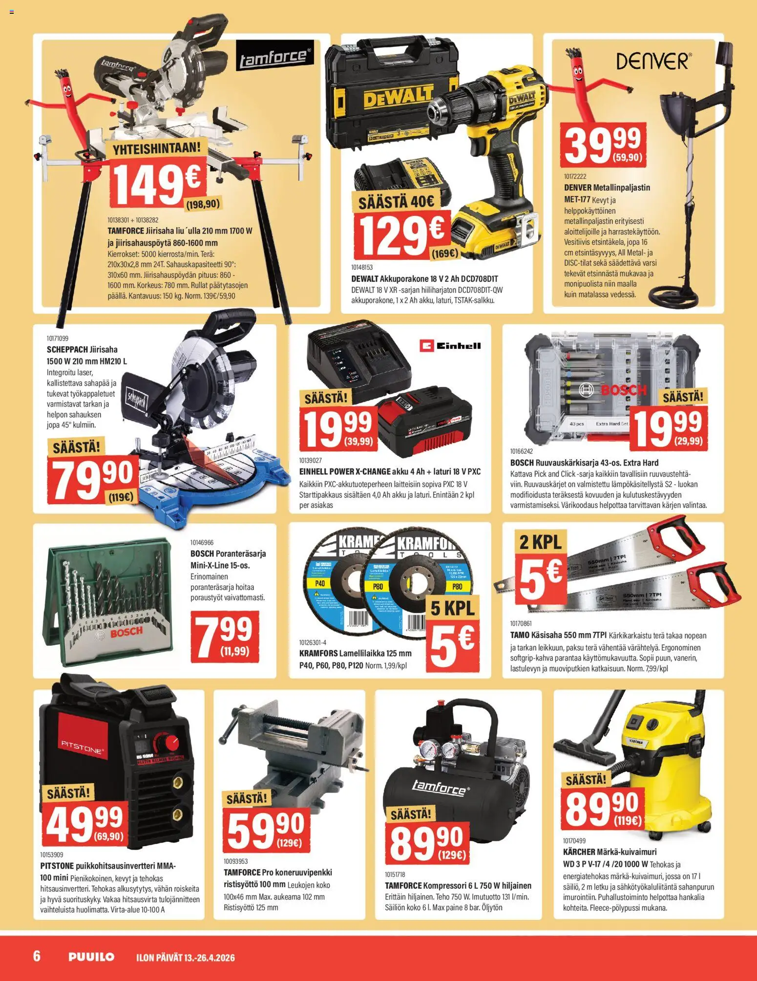 Puuilo tarjoukset – voimassa 13.04.2026 alkaen | Sivu: 6